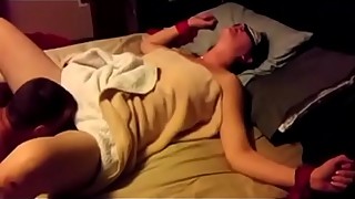 Cuckoliding a woman that is blindfolded, and share them with your friends