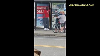A man calls his wife at a bus stop, you have to have sex with a black man.