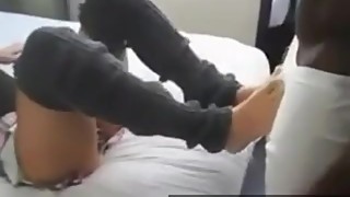 Young wife takes black dick